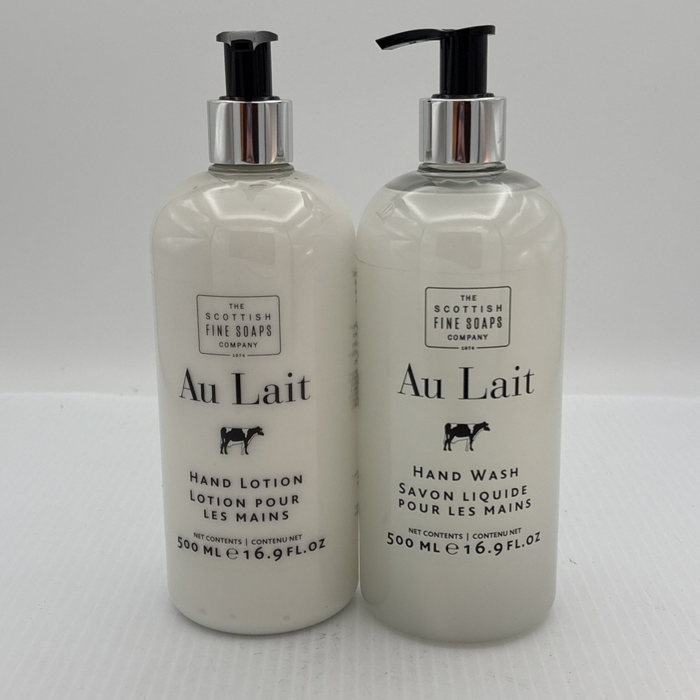 (2-Pack) THE SCOTTISH FINE SOAPS ~ Au Lait SIGNATURE Organic Milk HAND WASH